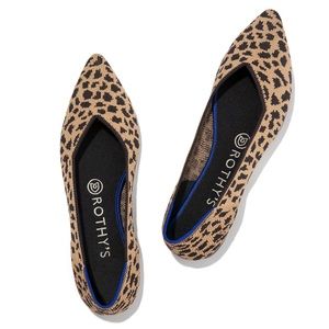 Rothy’s Leopard Point Flats